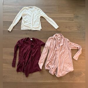 Set of 3 Loft Cardigans - size Small